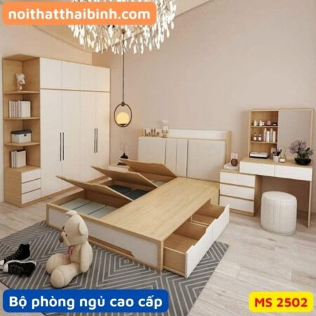 Bộ nội thất phòng ngủ đẹp MS 2502