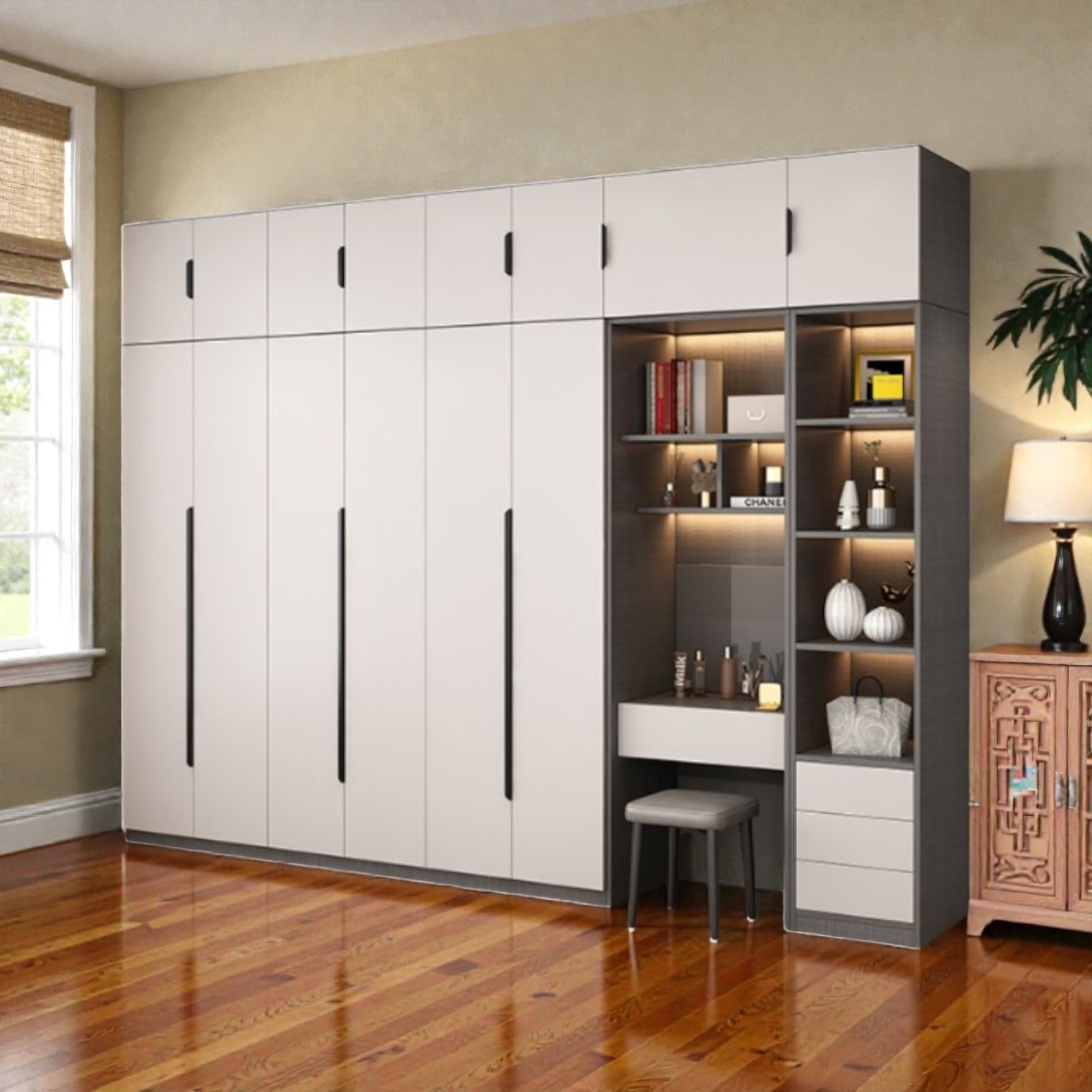 Mẫu tủ quần áo cửa lùa tiết kiệm diện tích phòng nhỏ