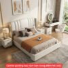 Combo giường bọc nệm bàn trang điểm MS 3422