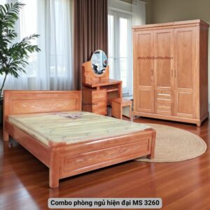 Bộ phòng ngủ MS 9851 Giá bộ = 13.900.000 31 Combo phòng ngủ hiện đại MS 3260