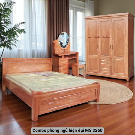 Combo phòng ngủ hiện đại MS 3260