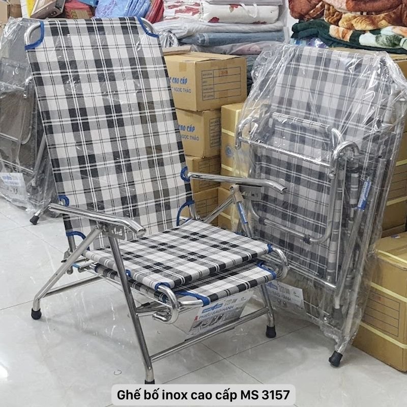 Ghế bố inox cao cấp MS 3157 | Thương Hiệu THÀNH CÔNG Chính Hãng 4 Ghế bố inox cao cấp MS 3157 | Thương Hiệu THÀNH CÔNG Chính Hãng - Ảnh 4