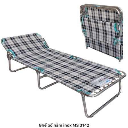 Ghế bố nằm inox MS 3142 | Thương hiệu THÀNH CÔNG Chính Hãng
