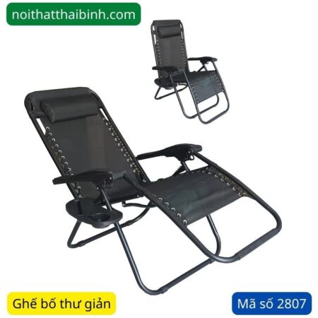 Ghế bố xếp thư giãn MS 2807 | GIAO HỎA TỐC TPHCM