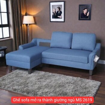 Ghế sofa mở ra thành giường ngủ MS 2619