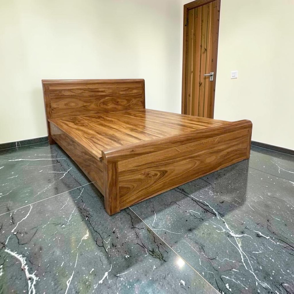 Giá giường gỗ xoan đào 1m8x2m