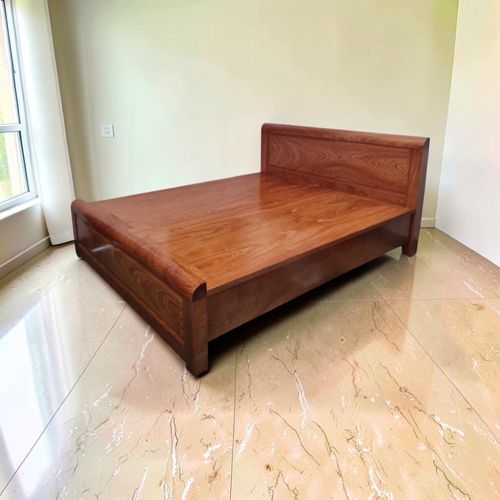 Giường 1 4m x 2m gỗ tự nhiên phong cách hiện đại