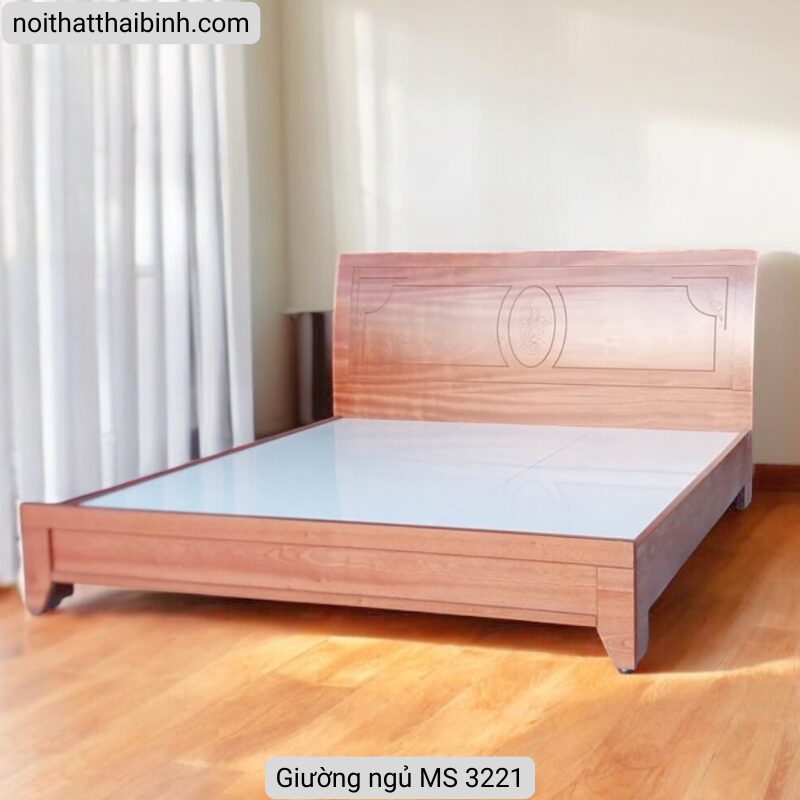 5 Bước Vệ Sinh Giường Ngủ Gỗ Tự Nhiên Đúng Cách, Bền Đẹp Nhiều Năm 55 Giường ngủ cao cấp MS 3221