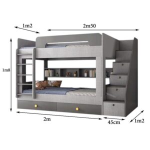 Giường 2 tầng đẹp MS 3254 9 Giường 2 tầng đẹp MS 3254