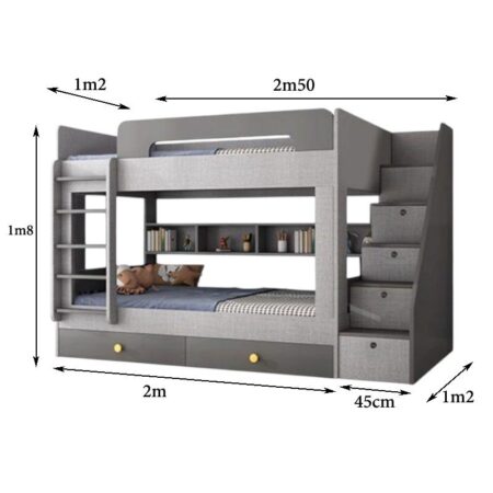 Giường 2 tầng đẹp MS 3254