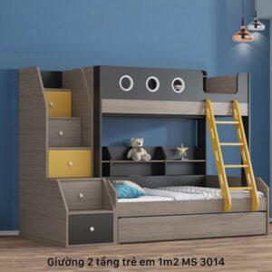 Giường 2 tầng trẻ em 1m2 MS 3014