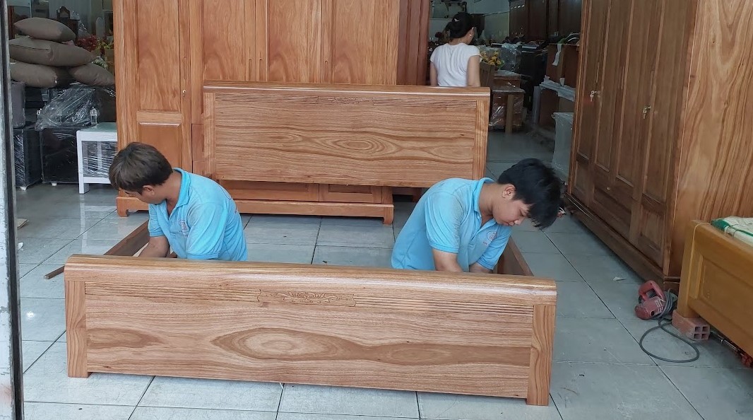 Giường Gỗ 1m4x2m