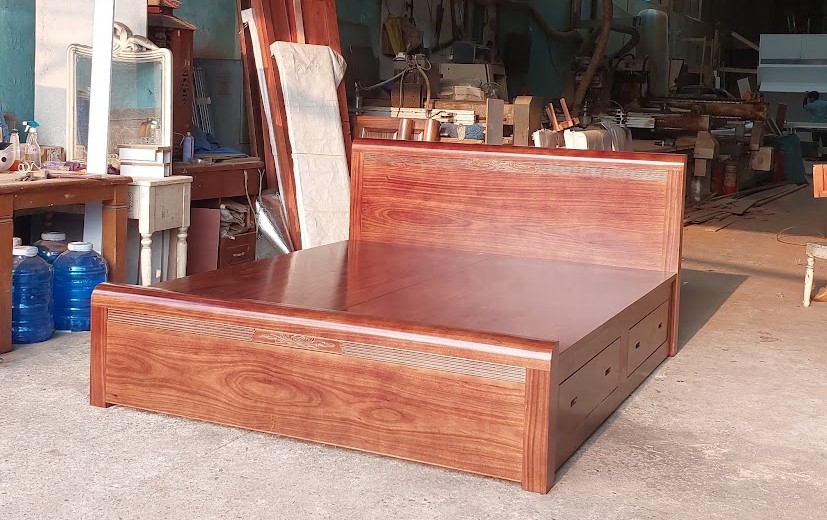 Giường Gỗ 1m4x2m