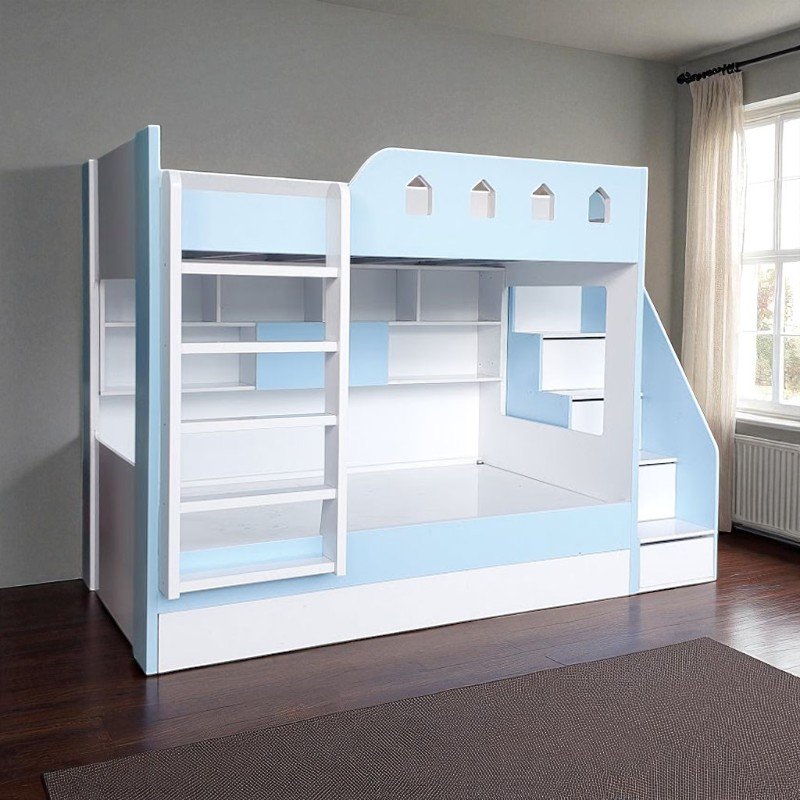 Giường Tầng Trẻ Em Đa Năng MS 3253 2 Giường Tầng Trẻ Em Đa Năng MS 3253 - Ảnh 2