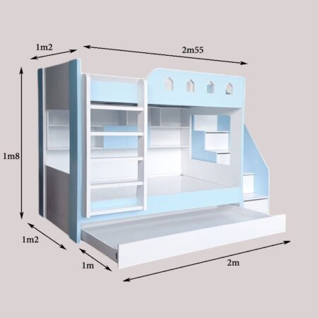 Giường Tầng Trẻ Em Đa Năng MS 3253 11 Giường Tầng Trẻ Em Đa Năng MS 3253