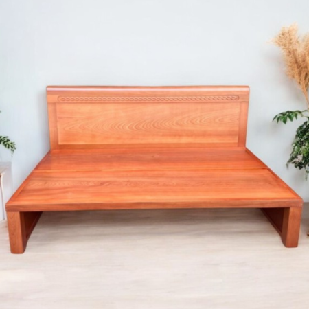 Giường gấp gỗ xoan đào tự nhiên MS 3195