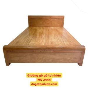 Giường ngủ gỗ gõ đỏ MS 2444