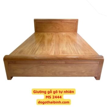 Giường ngủ gỗ gõ đỏ MS 2444