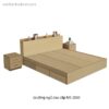 Giường ngủ cao cấp có 3 ngăn kéo MS 2043 3 Giường ngủ cao cấp có 3 ngăn kéo MS 2043