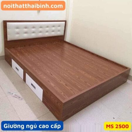 Giường ngủ cao cấp 1m6 melamine MS 2500