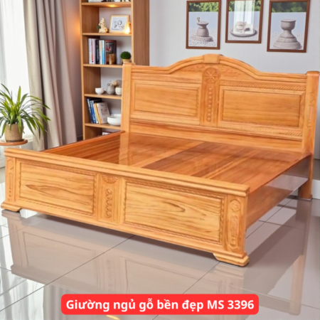 Giường ngủ gỗ bền đẹp MS 3396
