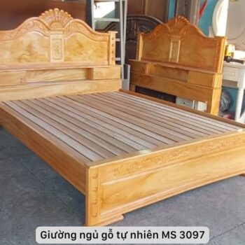 Giường ngủ gỗ gõ đỏ cao cấp MS 3097