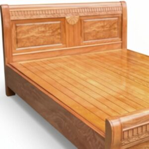 Giường ngủ gỗ tự nhiên vạt phản MS 2945 8 Giường ngủ gỗ tự nhiên vạt phản MS 2945