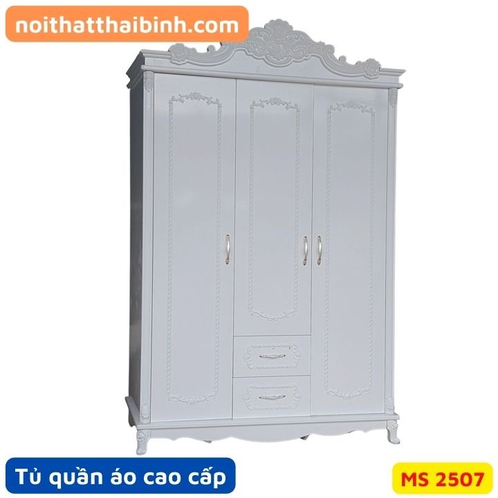 Tủ quần áo tân cổ điển MS 2507 1 Tủ quần áo tân cổ điển MS 2507