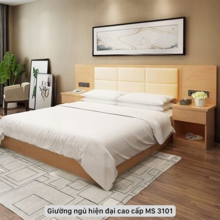 Giường ngủ hiện đại cao cấp MS 3101