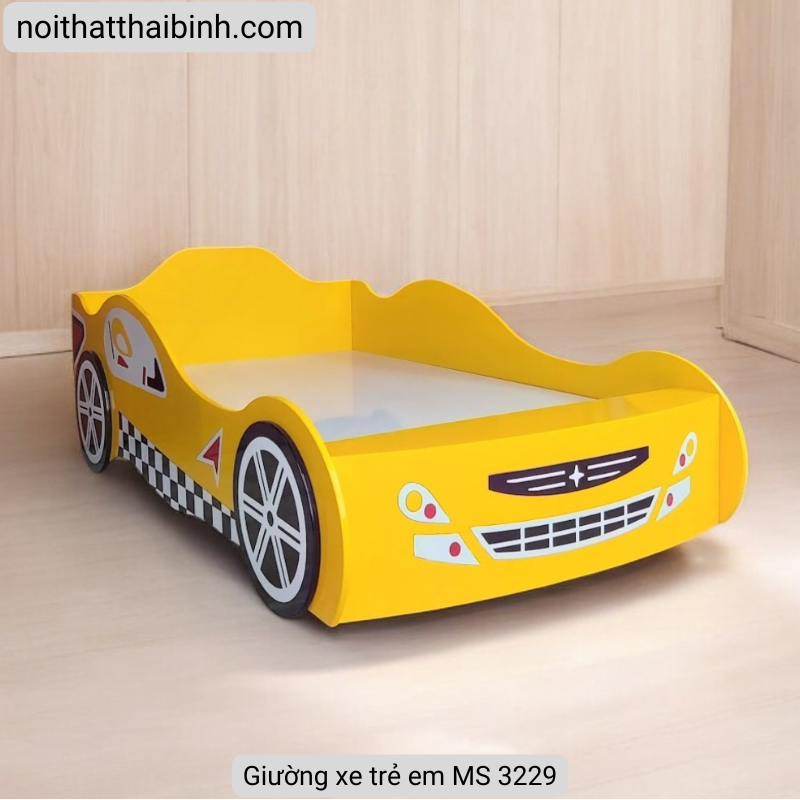 Giường Ngủ Ô Tô Dành Cho Bé Trai MS 3229 1 Giường Ngủ Ô Tô Dành Cho Bé Trai MS 3229