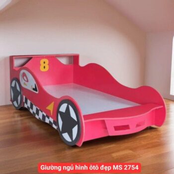 Giường xe cho bé MS 1004 Giá bán = 5.500.000 đ 15 Giường ngủ hình ôtô đẹp MS 2754