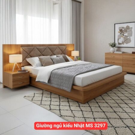 Giường ngủ kiểu Nhật MS 3297