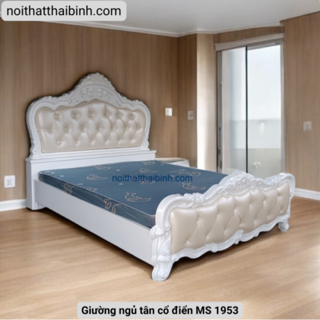 Giường ngủ tân cổ điển MS 1953