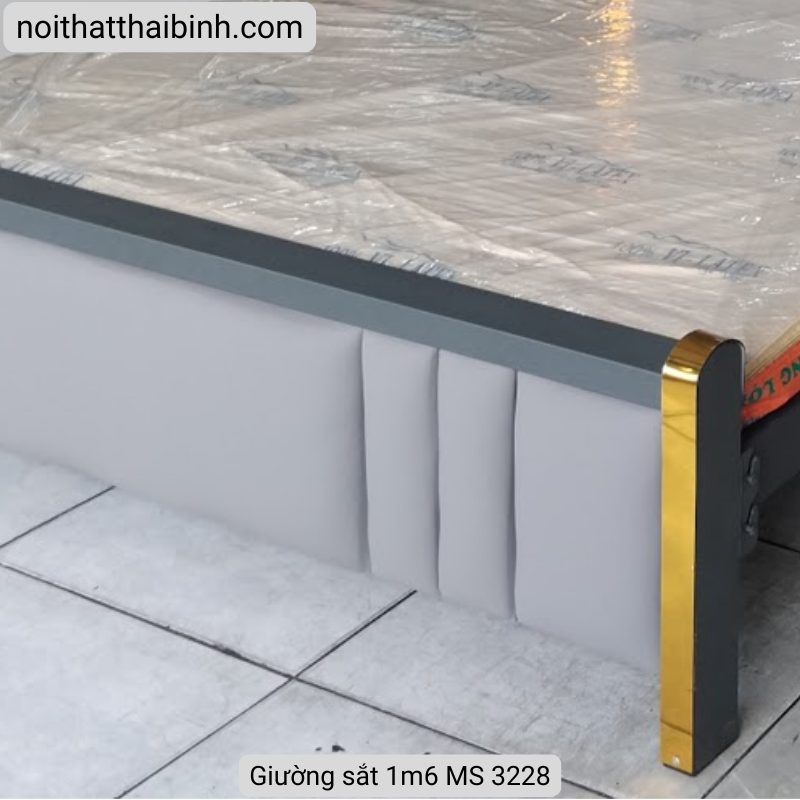 Giường sắt 1m6 MS 3228 3 Giường sắt 1m6 MS 3228 - Ảnh 3