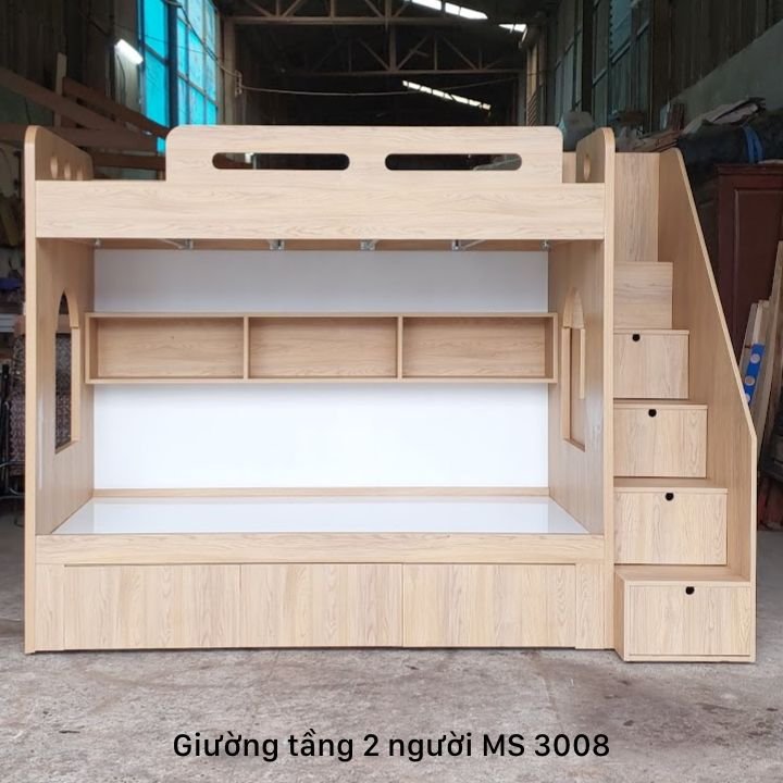 Giường tầng 2 người MS 3008 3 Giường tầng 2 người MS 3008 - Ảnh 3