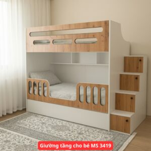 Giường tầng cho bé MS 3419
