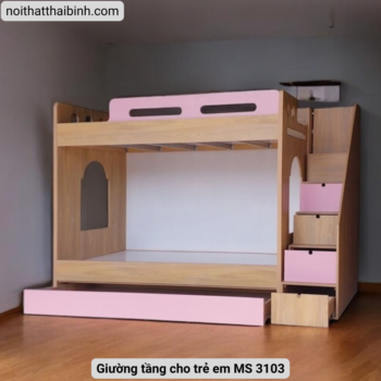 Giường tầng cho trẻ em MS 3103