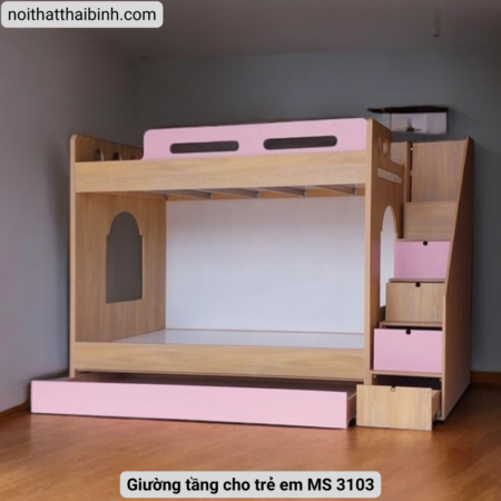 Giường tầng cho trẻ em MS 3103