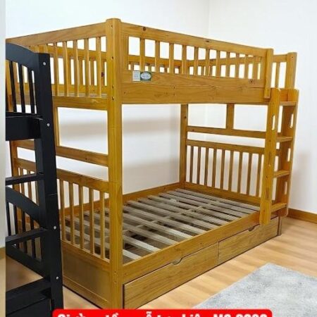 Giường tầng gỗ thông tự nhiên MS 3282