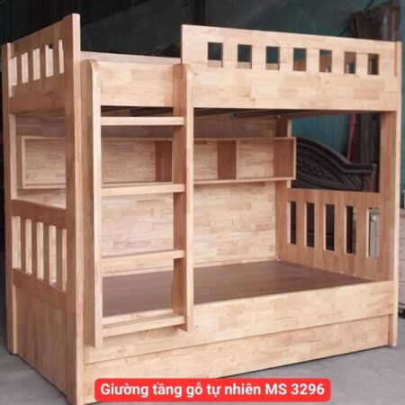 Giường tầng gỗ tự nhiên MS 3296