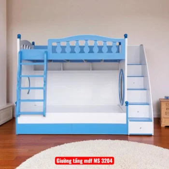 Giường tầng mdf MS 3204 30 Giường tầng mdf MS 3204
