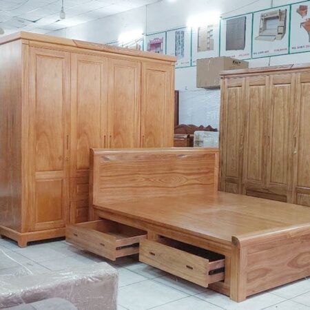 Giường tủ phòng ngủ gỗ MS 3261