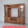 Kệ Tivi Kết Hợp Tủ Rượu Gỗ Gõ Đỏ MS 3287