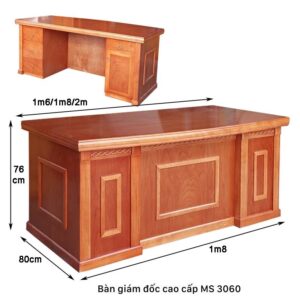 10 mẫu bàn làm việc giám đốc giá rẻ sang trọng, chất lượng cao