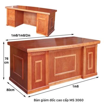Bàn Làm Việc Gỗ Tự Nhiên 1m2: Tư Vấn Chọn Mua Từ Xưởng Mộc Thái Bình