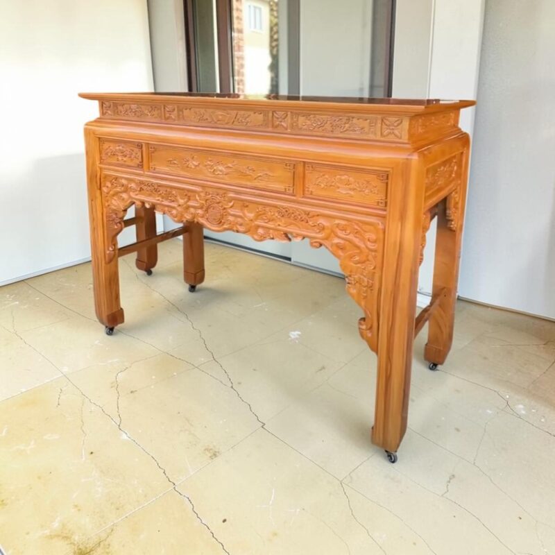5 Bí Quyết Phong Thủy Cho Bàn Thờ Giúp Gia Đạo Bình An, Rước Tài Lộc 1 Kích thước bàn thờ chuẩn lỗ ban
