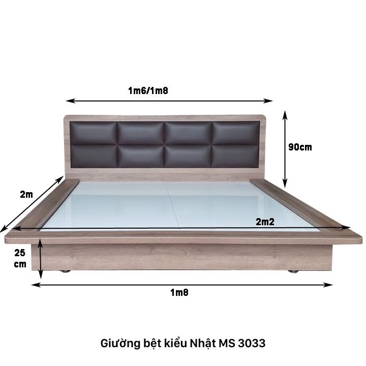 Giường bệt kiểu Nhật MS 3033 5 Giường bệt kiểu Nhật MS 3033 - Ảnh 5