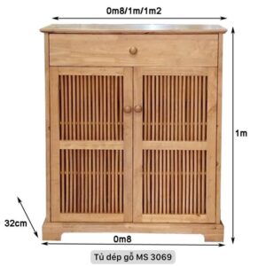 Tủ giày dép gỗ MS 3069 8 Tủ giày dép gỗ MS 3069