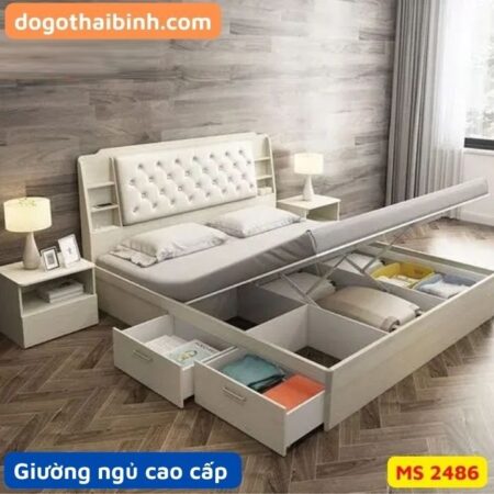Giường ngủ cao cấp MS 2486