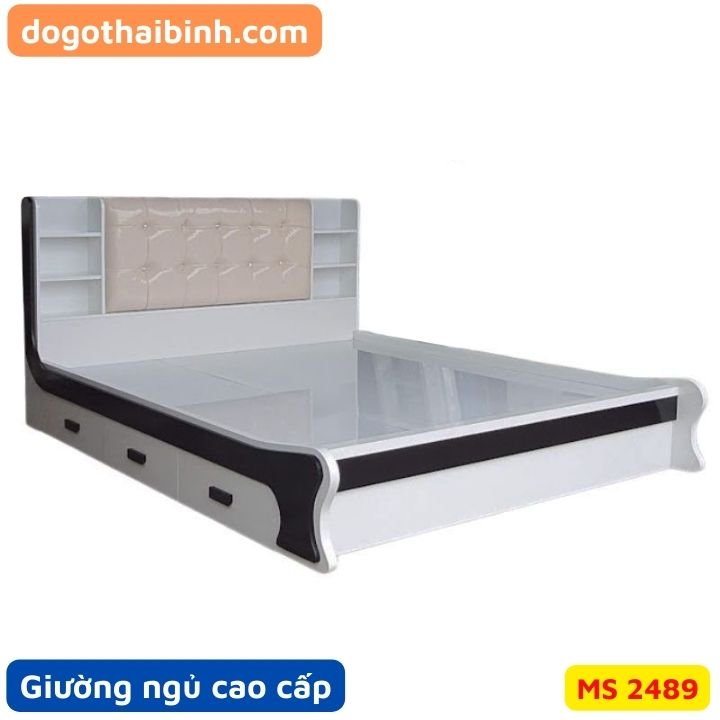 Giường ngủ cao cấp có hộc tủ MS 2489 1 Giường ngủ cao cấp có hộc tủ MS 2489